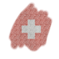 Switzerland Brush Flag png