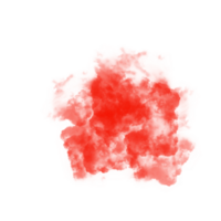 réaliste rouge fumée png