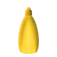 3d flaska hand dragen png