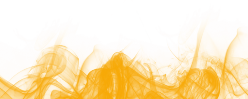 Abstract Yellow Smoke Flame png