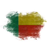 Bénin brosse drapeau png