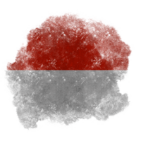 indonesien måla flagga png