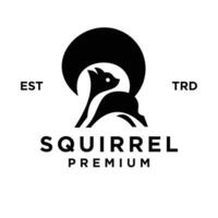 Squirrel logo icon design illustration vector