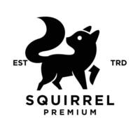 Squirrel logo icon design illustration vector
