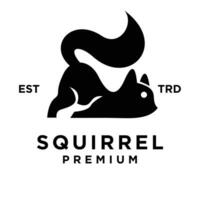 Squirrel logo icon design illustration vector