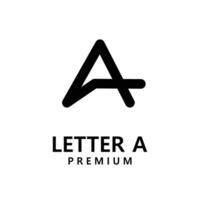 A letter abstract logo design illustration vector