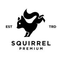 Squirrel logo icon design illustration vector