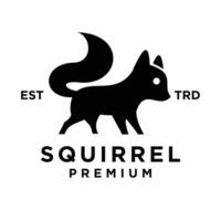 Squirrel logo icon design illustration vector