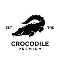 Crocodile logo icon design illustration vector