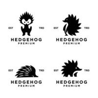 Hedgehog Logo icon design illustration vector