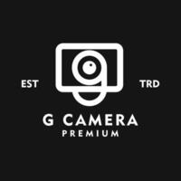 G Camera Letter logo icon design illustration vector