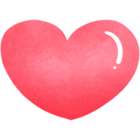 vattenfärg rosa hjärta formad godis clipart.valentine godis illustration. png