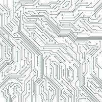 Circuit. Computer motherboard, microchip electronic technology. Hardware circuits board line vector texture