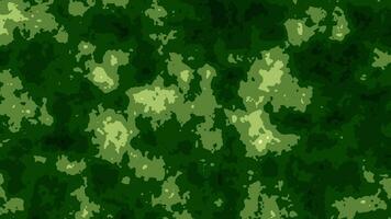 Camouflage texture or military pattern. Army animation simulating forest, khaki, green. background Seamless loop video