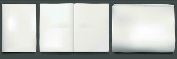 Blank paper note template on white background 1845983 Vector Art at Vecteezy