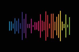 Audio spectrum design vector illustration.