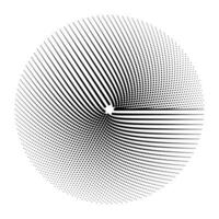 Halftone dotted circle vector. vector