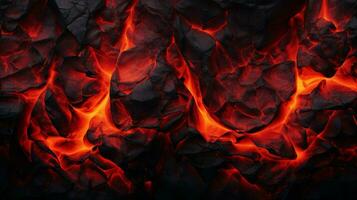 AI generated Lava Textures background photo