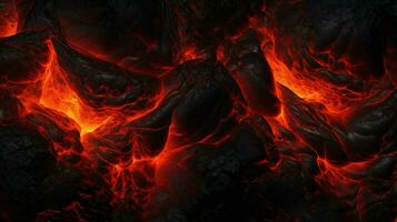 AI generated Lava Textures background photo