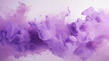 AI generated Lavender color splash background photo