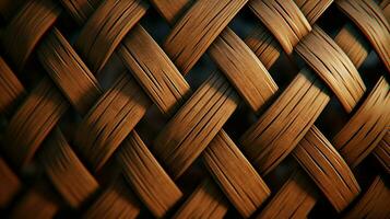 AI generated Wicker Textures background photo