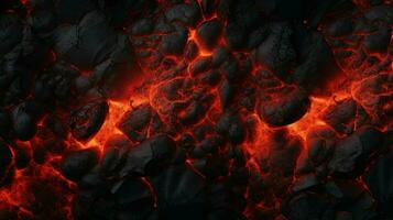 AI generated Lava Textures background photo