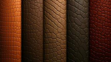 AI generated Leather Textures background photo