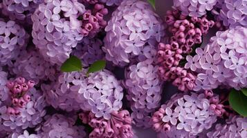 AI generated Lilac hard background photo