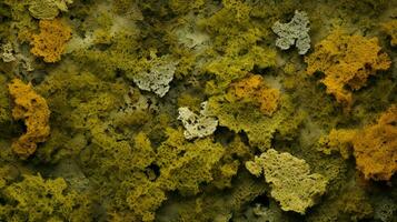 AI generated Lichen Textures background photo