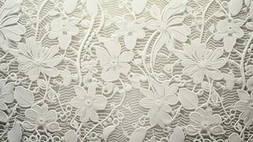 AI generated Lace Textures background photo