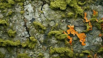 AI generated Lichen Textures background photo