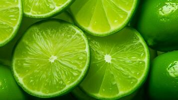 AI generated Lime green background photo