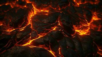 AI generated Lava Textures background photo