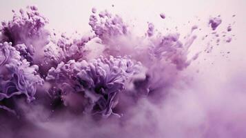 AI generated Lavender color splash background photo