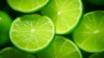 AI generated Lime green soft background photo