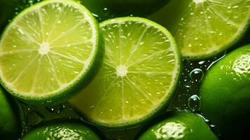 AI generated Lime green hard background photo