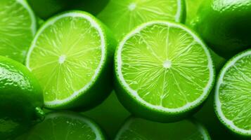 AI generated Lime green soft background photo