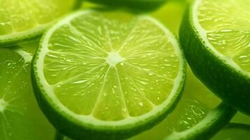 AI generated Lime green soft background photo