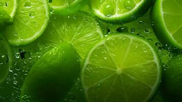 AI generated Lime green hard background photo