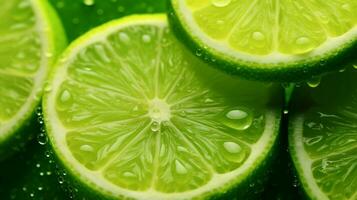 AI generated Lime green background photo