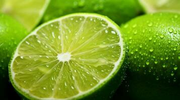 AI generated Lime green soft background photo