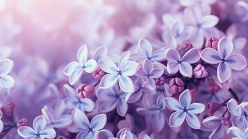 AI generated Lilac soft background photo