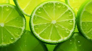 AI generated Lime green background photo