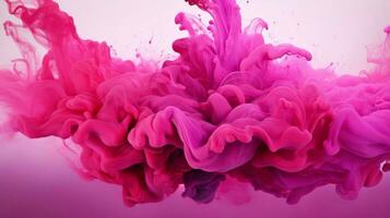 AI generated Fuchsia color splash background photo