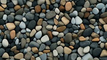 AI generated Gravel Textures background photo