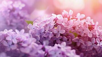 AI generated Lilac soft background photo