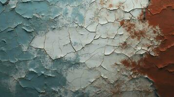 AI generated Cracked Paint Textures background photo