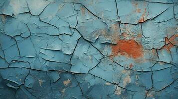 AI generated Cracked Paint Textures background photo