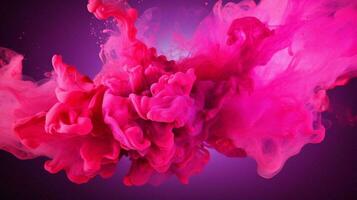 AI generated Fuchsia color splash background photo