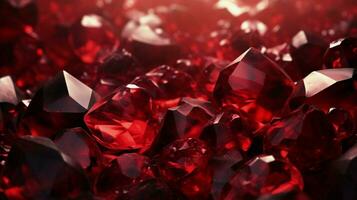 AI generated Garnet soft background photo